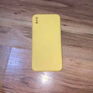yellow iphone xs max case